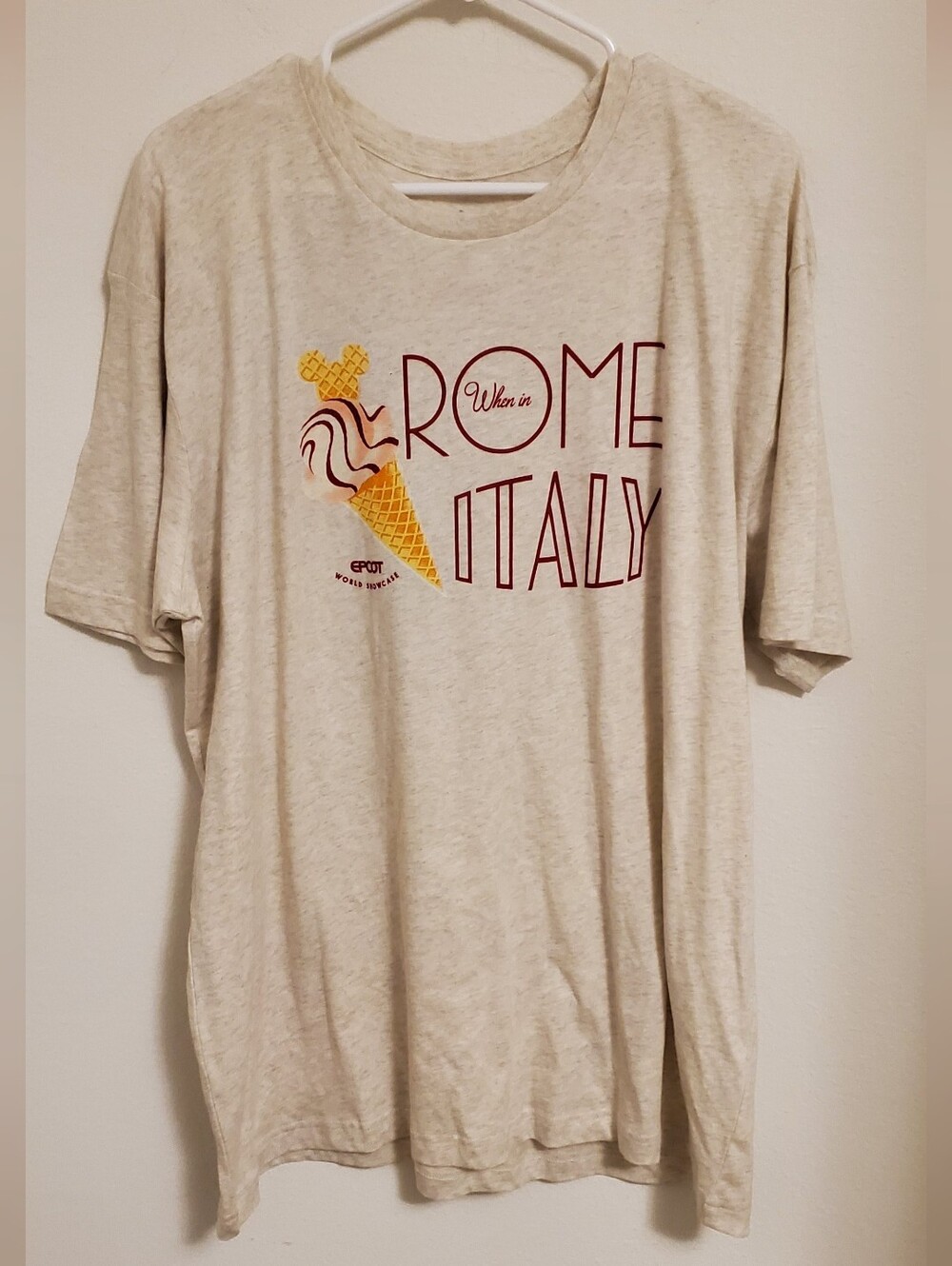Disney Parks Epcot World Showcase Italy "When In Rome" T-Shirt Size XL